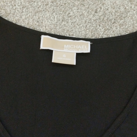 NWT Michael Kors Ruffle Tank Top 4 XS - Picture 3 of 5